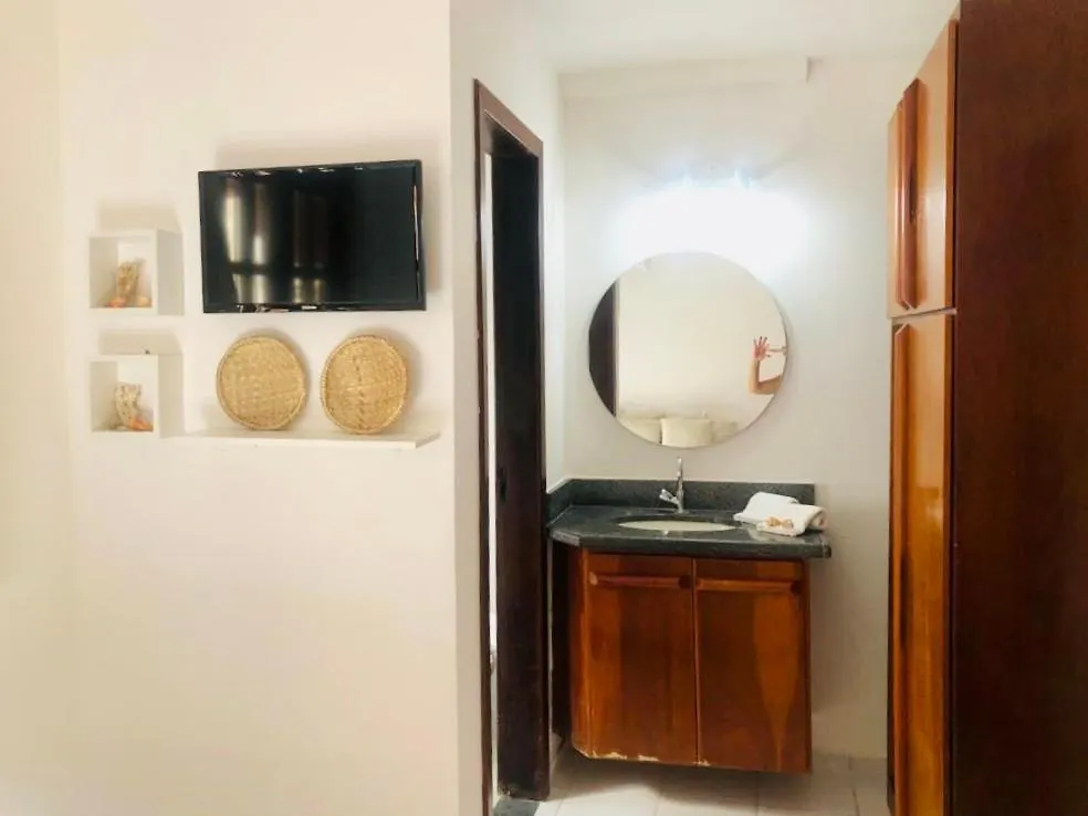 度假居 Residencial Com 3 Suites Na Praia De Taperapuan 塞古罗港