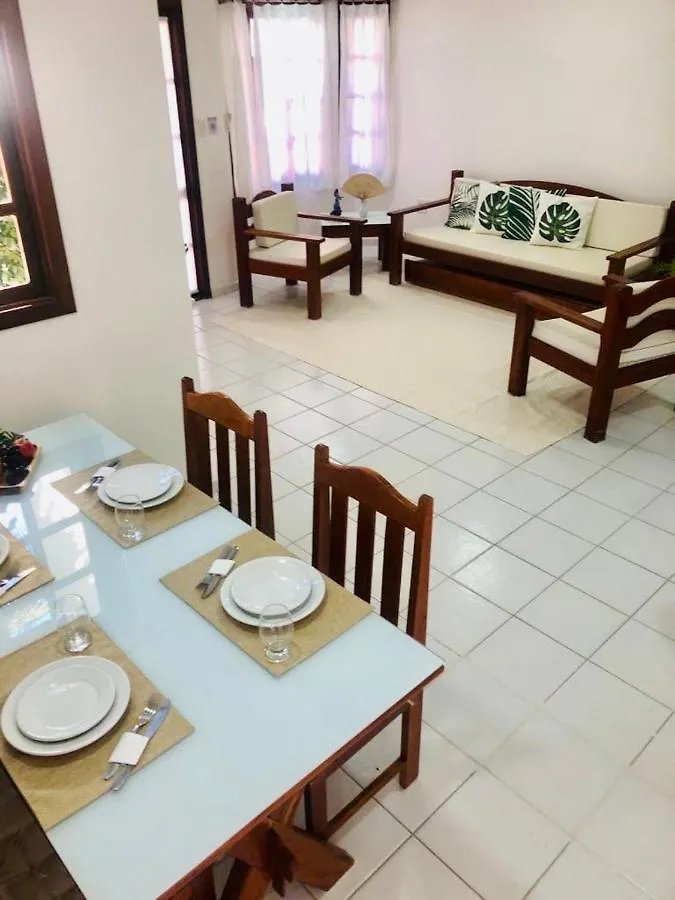 度假居 Residencial Com 3 Suites Na Praia De Taperapuan 塞古罗港 巴西